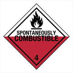 Obraz premium Hazardous Material HAZMAT Dia...