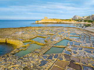 ⁦Salt pans on Xwejni Bay⁩⁦, Gozo island, Malta
