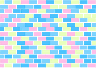 背景 タイル レンガ模様 隙間付き 横並び