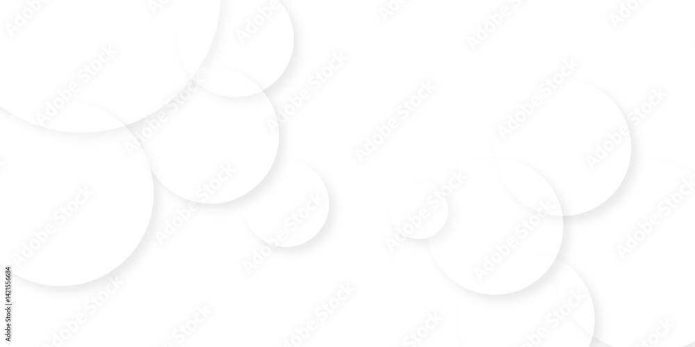 Poster modern abstract white background with transparent layers triangle shape with shadow. white color tec