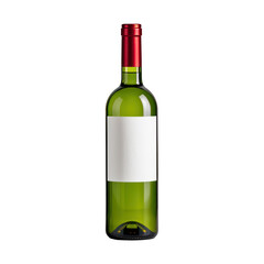 Isolated Wine Bottle On Transparent Background, Generative AI