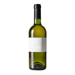 Isolated Wine Bottle On Transparent Background, Generative AI