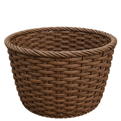3d old basket isolated