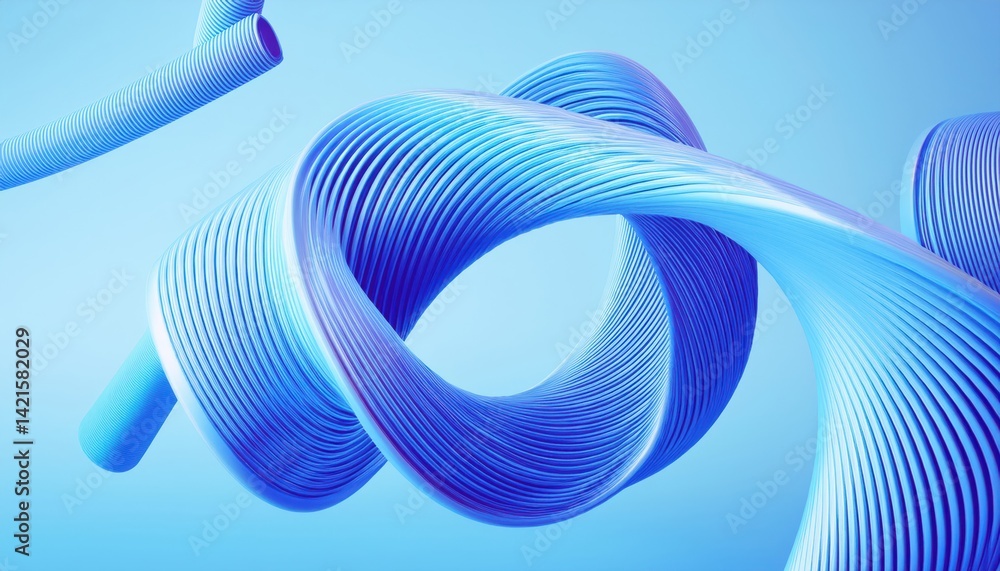 Poster abstract blue wave texture for web design and branding
