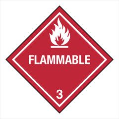 Obraz premium Hazardous Material HAZMAT Dia...