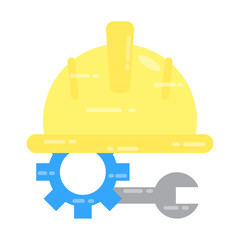 Safety Helment and gear Flat