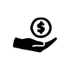 Charity business icon