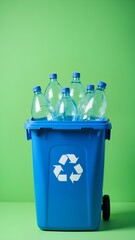 recycle bin with recycle symbol