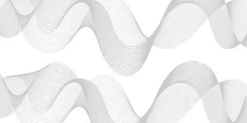  Abstract frequency sound wave lines and technology curve lines background.Abstract background with business lines background.Abstract grey wavy lines background. Digital frequency track equalizer.
