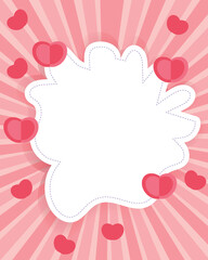 Baby Girl Background Art cover template for invitation, vector illustration design background