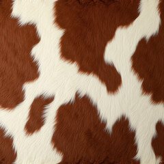 Premium Cow Skin Rug with Natural Brown Markings