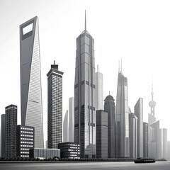 skyscrapers in hong kong