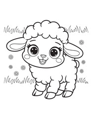 Cute Animal Coloring Pages, Coloring book, Animals, victor, animals line art, illustration, black & white Designs