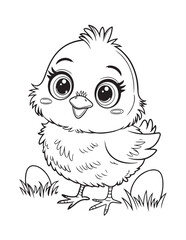 Cute Animal Coloring Pages, Coloring book, Animals, victor, animals line art, illustration, black & white Designs