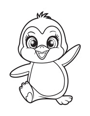 Cute Animal Coloring Pages, Coloring book, Animals, victor, animals line art, illustration, black & white Designs