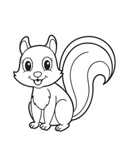 Cute Animal Coloring Pages, Coloring book, Animals, victor, animals line art, illustration, black & white Designs