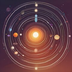 Obraz premium galaxy planet