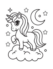 Cute Animal Coloring Pages, Coloring book, Animals, victor, animals line art, illustration, black & white Designs