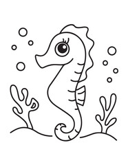 Cute Animal Coloring Pages, Coloring book, Animals, victor, animals line art, illustration, black & white Designs