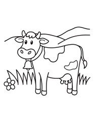 Cute Animal Coloring Pages, Coloring book, Animals, victor, animals line art, illustration, black & white Designs