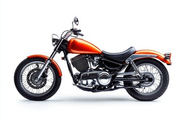 Motorcyclist riding a red sportbike along a winding coastal road on a cloudy day, enjoying the thrill of the open air and scenic views in a natural environment