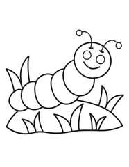 Cute Animal Coloring Pages, Coloring book, Animals, victor, animals line art, illustration, black & white Designs