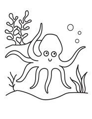 Cute Animal Coloring Pages, Coloring book, Animals, victor, animals line art, illustration, black & white Designs