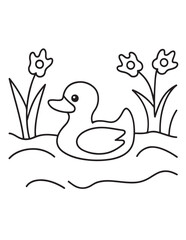 Cute Animal Coloring Pages, Coloring book, Animals, victor, animals line art, illustration, black & white Designs