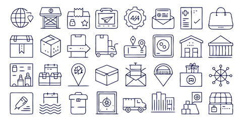 vector-set-of-maternity-line-icons--contains-icons Vector Line Icons Pack –Clean and Modern Designrk