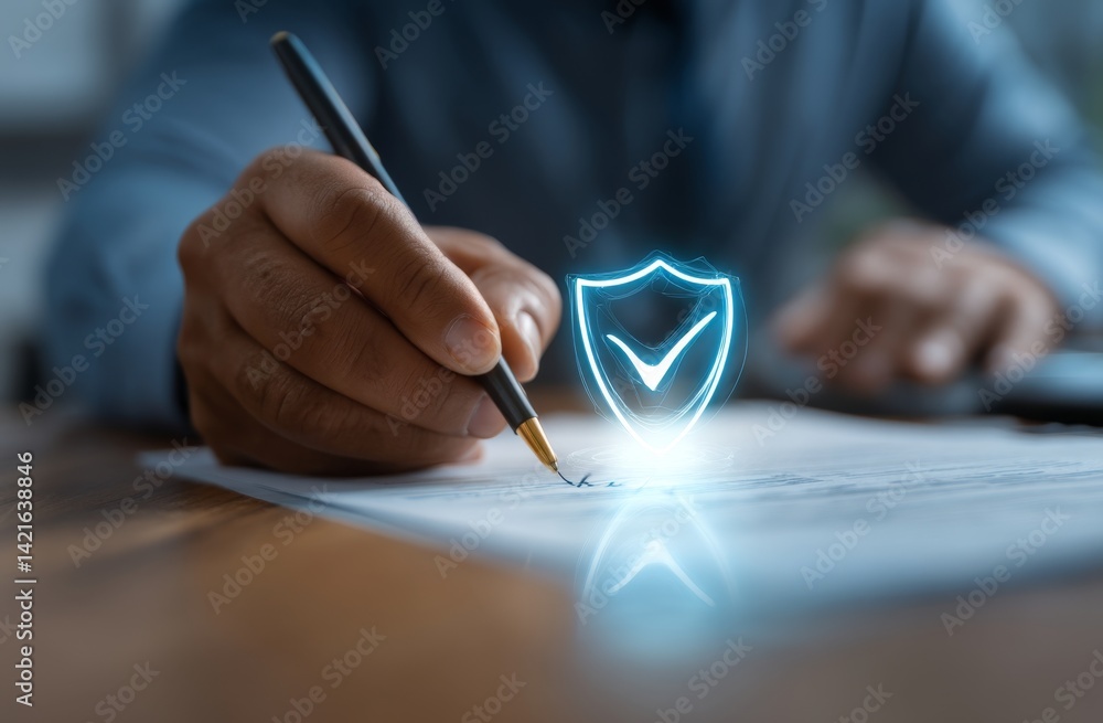 Aufkleber secure contract signing: protecting agreements with digital verification and enhanced safety measure