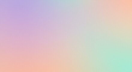 Fototapeta premium Pastel Gradient Background Soft Pink Purple Mint Green Color Blend for Design