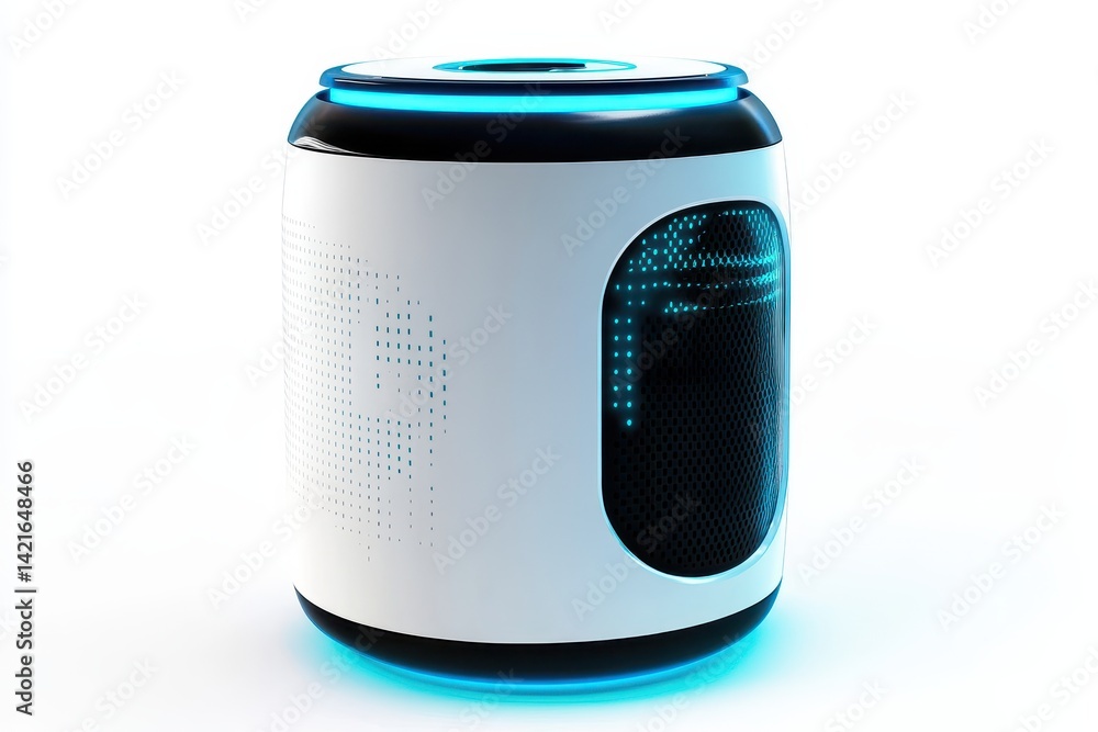 Poster smart home devices showcase innovative control features for home automation and energy efficiency in