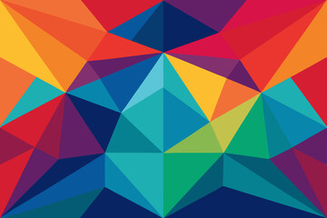 abstract triangle background