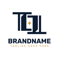 Letters L1 or Number 1L Monogram Logo