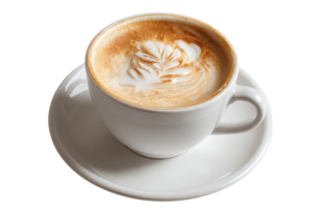 Coffee art indoor close-up