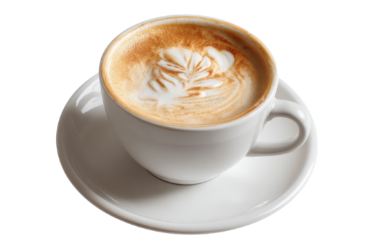 Coffee art indoor close-up