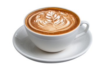 Aesthetic coffee art creations