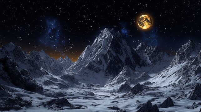 Investigating the secretive shadows of a mountain range after sundown a visual trek through dusky peaks