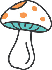 mushroom vector art 