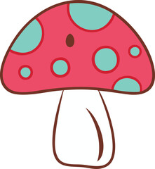 mushroom vector art 