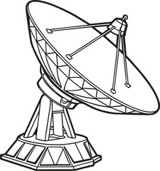 a satellite dish