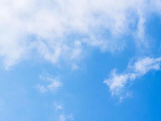 4月の山から　青空と雲11