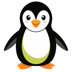 Obraz premium The Penguin Black and White Random House eps file