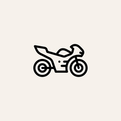 Fototapeta premium Bike icon flat vector design