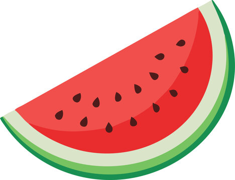 watermelon slice red green fruit clip art preview