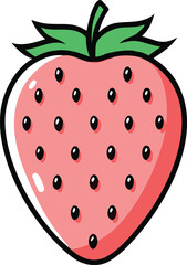 Obraz premium Strawberry vector art