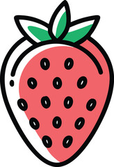 Obraz premium Strawberry vector art