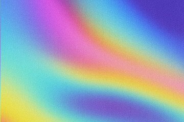 Abstract gradient with flowing colors. Digital backgrounds, modern art, business presentations, creative projects design. Soft transitions, Lo-fi grain noise, multicolor vintage retro backdrop.