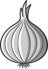 Onion vector art 