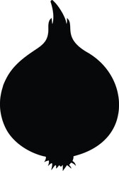 Fototapeta premium Onion vector art 